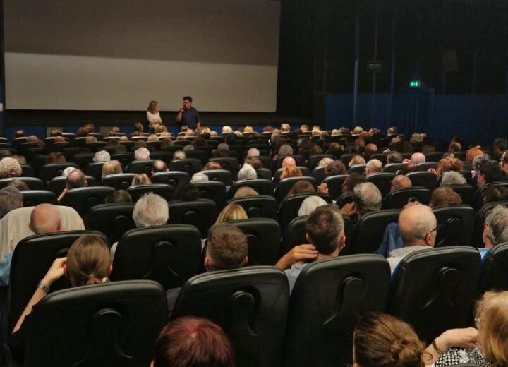 Sale piene per il film Naza sulla Palestina ieri al Kristalli