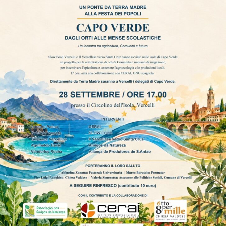 Capo Verde e Vercelli unite da un progetto per orti comunitari e mense scolastiche