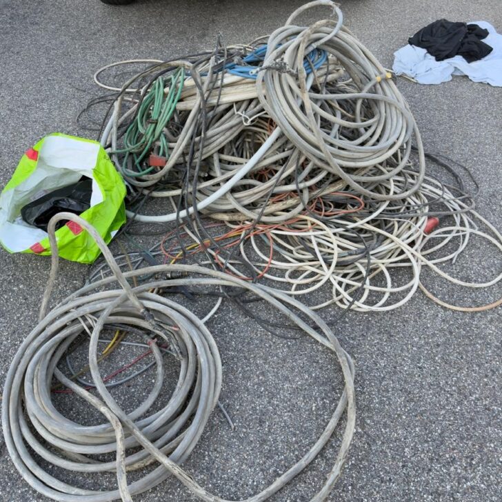 Sventato dai Carabinieri Forestali un furto di quasi duecento chili di rame a Borgosesia: due arresti