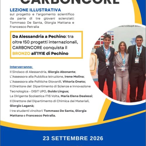 Carboncore, il talento alessandrino conquista Pechino: gli studenti del Volta raccontano il progetto in Comune
