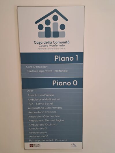 A Casale operativa la Casa di Comunità in via Cavour: potenziata anche la sede in via Palestro