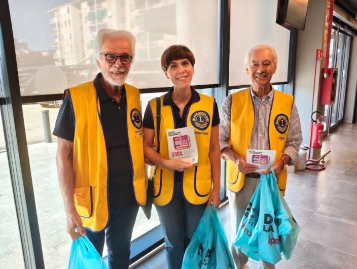 Caritas e Lions insieme per “Dona la spesa per la scuola”: raccolti oltre 250 chili di materiale