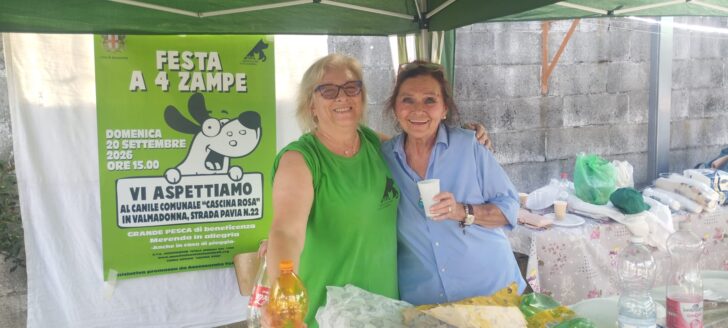 Cinquecento persone alla “Festa a 4 zampe” di Alessandria: porte aperte al canile Cascina Rosa