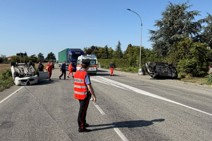 Grave incidente a Pozzolo Formigaro: coinvolto anche un bambino di 4 mesi portato in ospedale in codice rosso