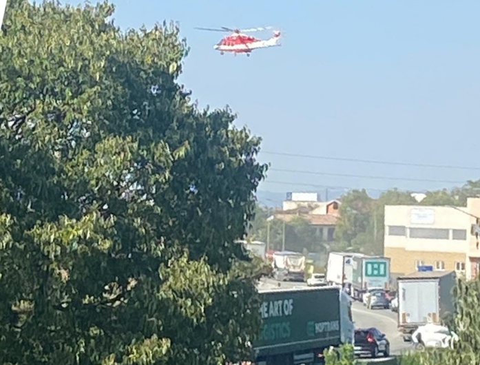 Grave incidente a Pozzolo Formigaro: coinvolto anche un bambino di 4 mesi portato in ospedale in codice rosso