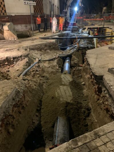 Conclusa nella notte la sostituzione della conduttura idrica in viale Don Orione ad Alessandria