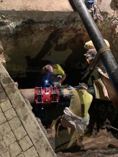 Conclusa nella notte la sostituzione della conduttura idrica in viale Don Orione ad Alessandria