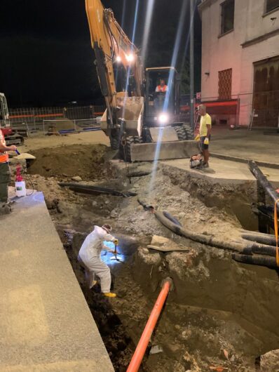 Conclusa nella notte la sostituzione della conduttura idrica in viale Don Orione ad Alessandria