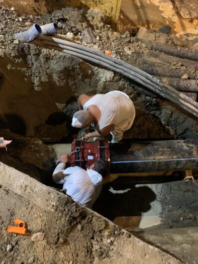 Conclusa nella notte la sostituzione della conduttura idrica in viale Don Orione ad Alessandria