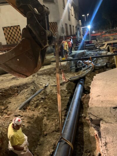 Conclusa nella notte la sostituzione della conduttura idrica in viale Don Orione ad Alessandria