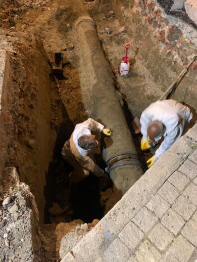 Conclusa nella notte la sostituzione della conduttura idrica in viale Don Orione ad Alessandria