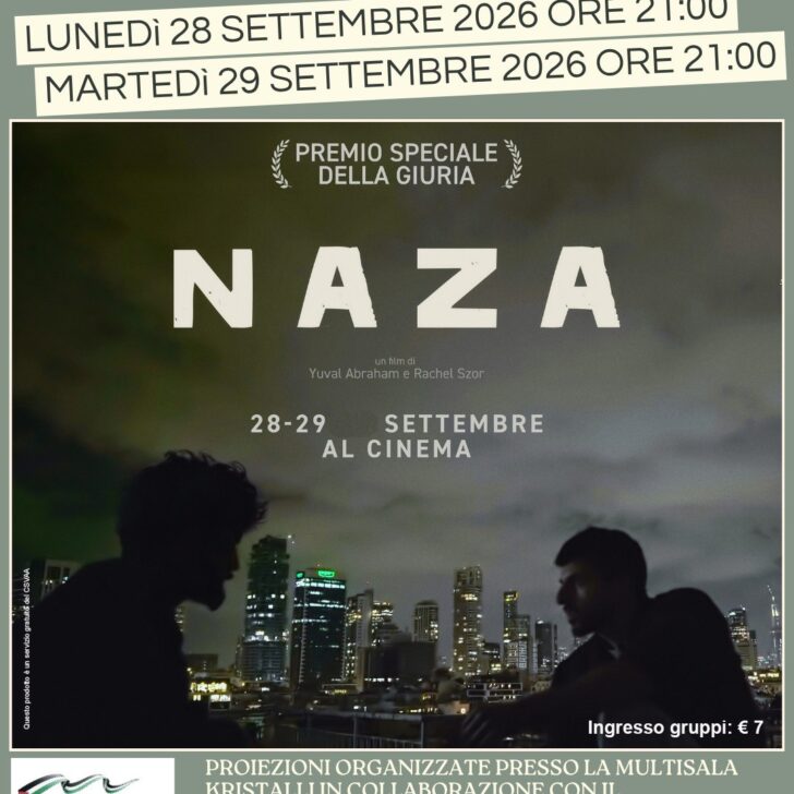 Il film “Naza” arriva ad Alessandria: il 28 e il 29 settembre due proiezioni evento alla Multisala Kristalli