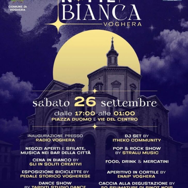 Voghera si accende per la Notte Bianca: musica, shopping, spettacoli e gusto fino all’una