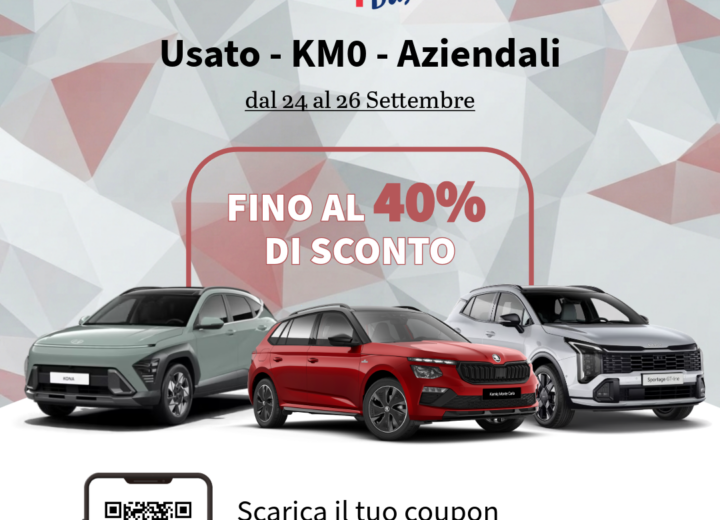 Tornano i Resicar Days: per tre giorni 29 auto scontate fino al 40%, poi appuntamento al 2027