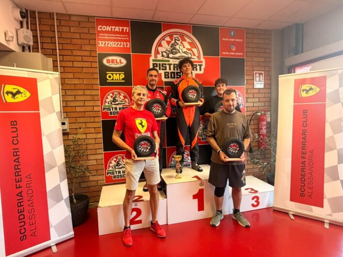 Campionato kart della Scuderia Ferrari Club Alessandria: vittorie per Rizzo e Pagliano