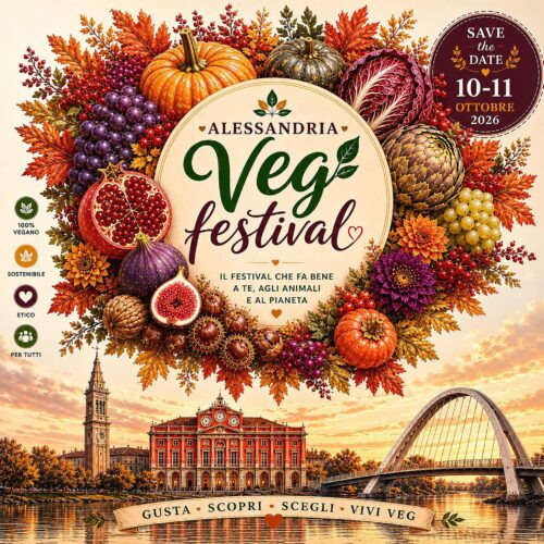 Sabato 10 e domenica 11 ottobre arriva l’Alessandria Veg Festival