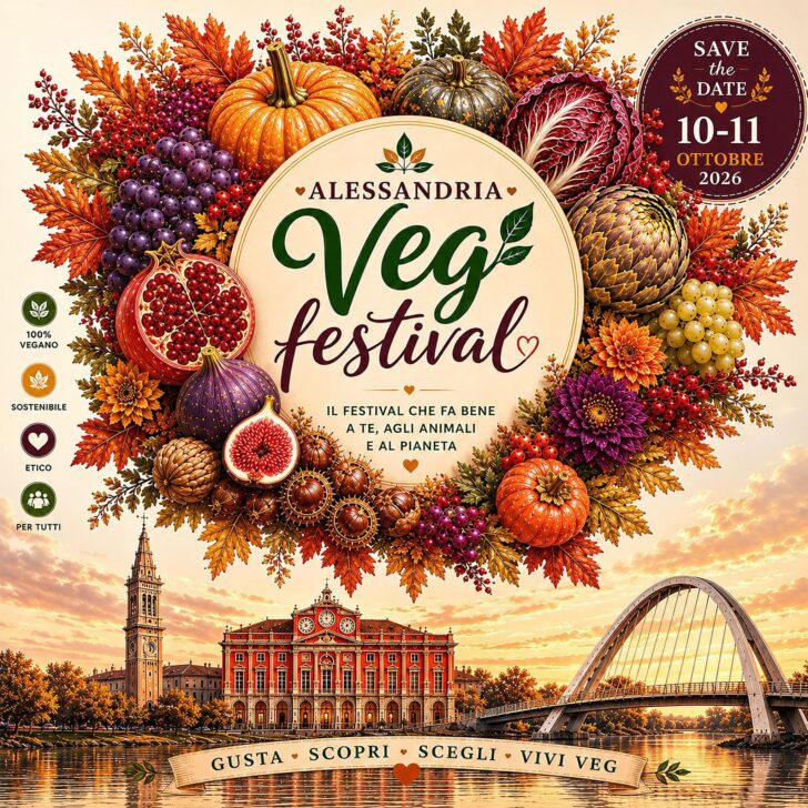 Sabato 10 e domenica 11 ottobre arriva l’Alessandria Veg Festival
