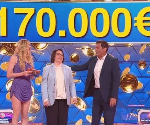 “Caduta Libera”, Sara fa il colpaccio: la prof alessandrina vince 170 mila euro