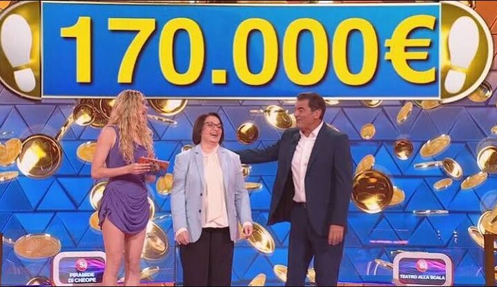“Caduta Libera”, Sara fa il colpaccio: la prof alessandrina vince 170 mila euro