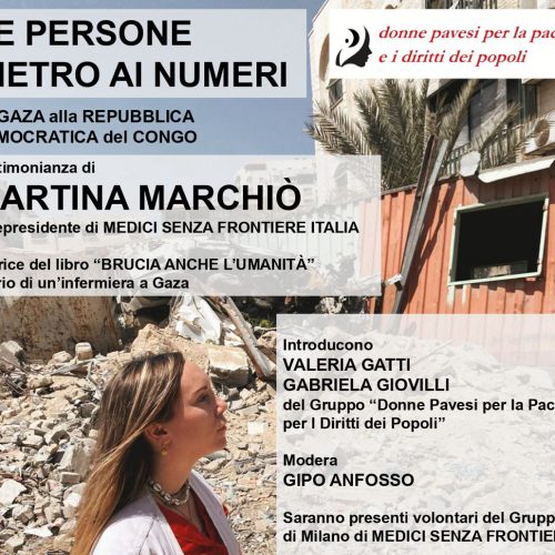 Da Gaza al Congo, le persone dietro i numeri: a Pavia la testimonianza di Martina Marchiò