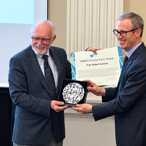 Premio Otorino Rossi al neuroscienziato Robert Zatorre