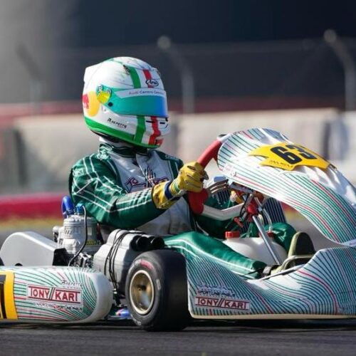 Riccardo Repetto al Mondiale di kart con Tony Kart: a Viterbo la sfida iridata