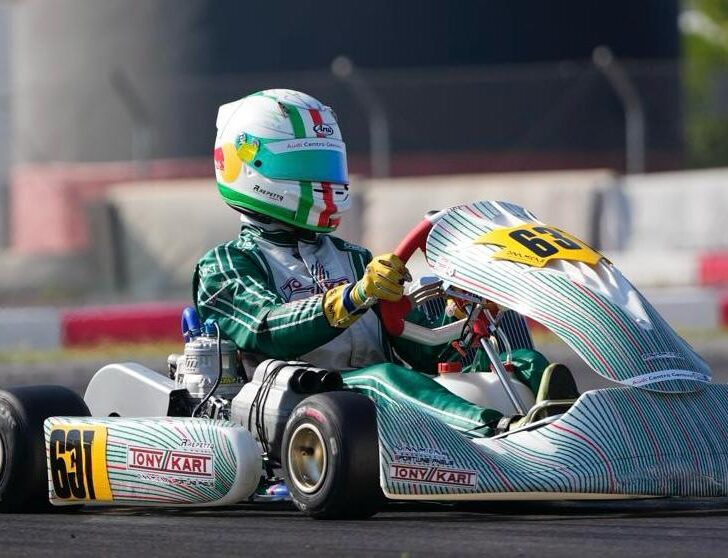 Riccardo Repetto al Mondiale di kart con Tony Kart: a Viterbo la sfida iridata