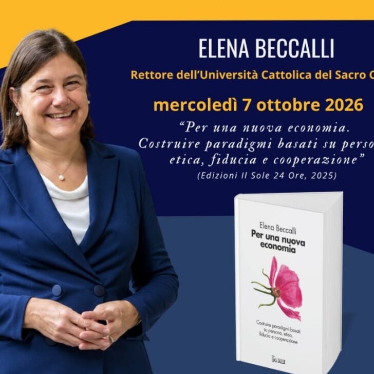 Elena Beccalli ad Alessandria: al Santa Chiara un incontro per parlare di una nuova economia