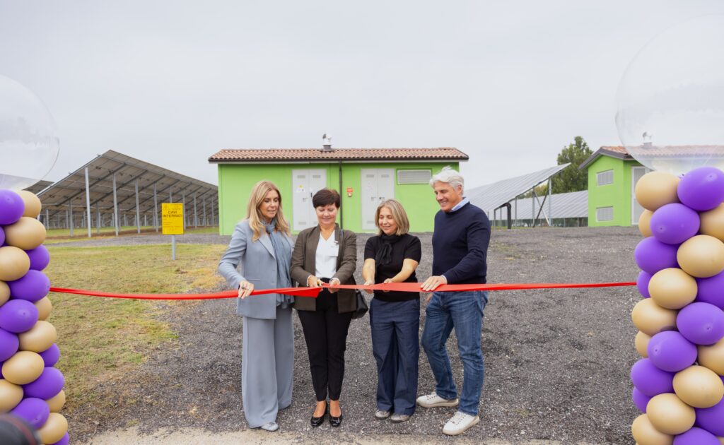 Taglio del nastro parco fotovoltaico Mondelez Saiwa Capriata d'Orba