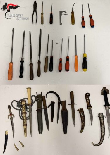 Sorpresa a rubare in una cantina a Valenza. Carabinieri contestano alla donna altri 23 furti