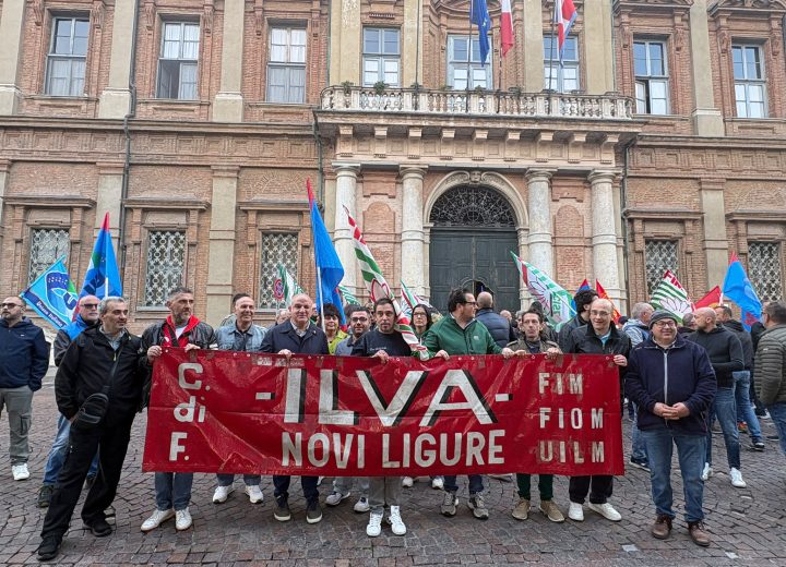 Ex Ilva, la mobilitazione supera i cancelli dello stabilimento novese e arriva ad Alessandria