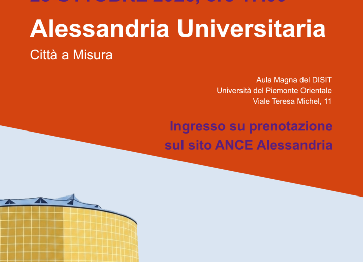 Alessandria città universitaria: venerdì il convegno Ance sul futuro del capoluogo