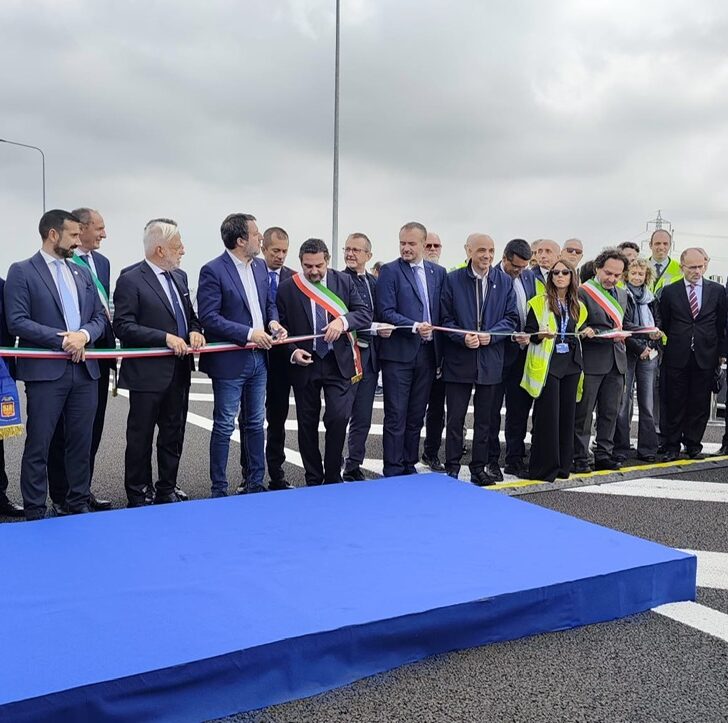 Novara, inaugurato nuovo tratto della tangenziale Cameri-Nibbia