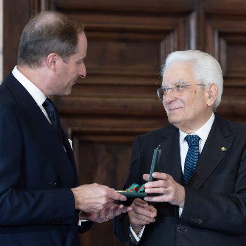 L’imprenditore novarese Giacomo Ponti nominato da Mattarella Cavaliere del Lavoro