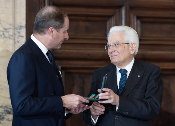L’imprenditore novarese Giacomo Ponti nominato da Mattarella Cavaliere del Lavoro