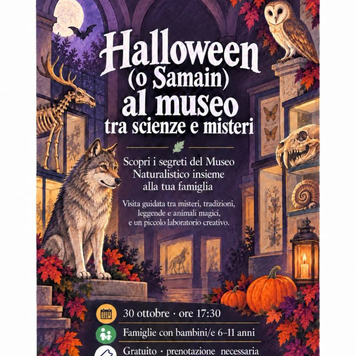 Al Museo di Scienze Naturali di Voghera misteri, leggende e laboratori per festeggiare Halloween