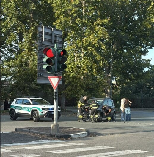 Incidente all’incrocio tra Spalto Marengo e via Massobrio ad Alessandria