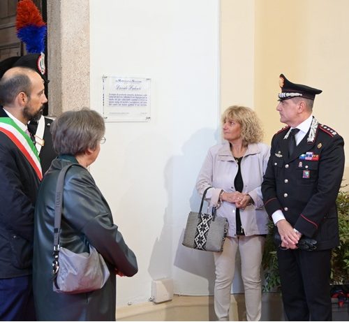 Intitolata al maresciallo dei Carabinieri Davide Fadenti la stanza per l’accoglienza delle vittime di violenza