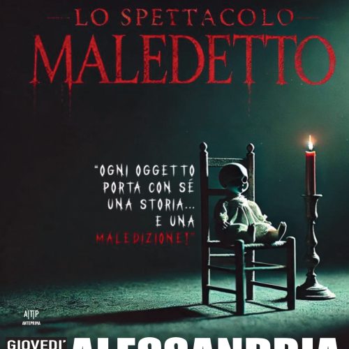 Oggetti maledetti e storie da brivido: il 5 novembre al Teatro Alessandrino uno spettacolo horror interattivo