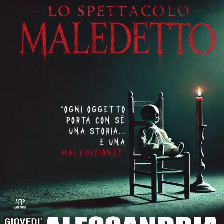 Oggetti maledetti e storie da brivido: il 5 novembre al Teatro Alessandrino uno spettacolo horror interattivo