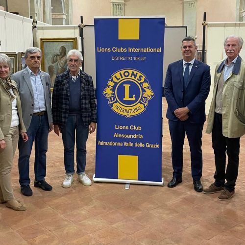 A Quargnento i Lions Club Alessandria Valmadonna Valle delle Grazie visitano la mostra su Carrà e Cacciola