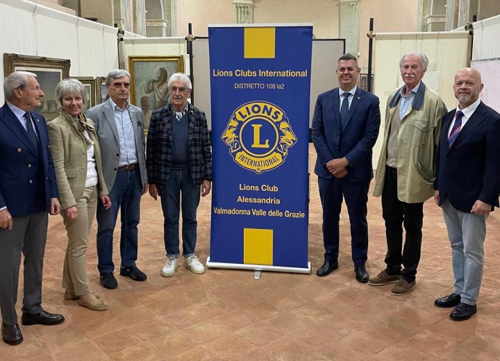 A Quargnento i Lions Club Alessandria Valmadonna Valle delle Grazie visitano la mostra su Carrà e Cacciola