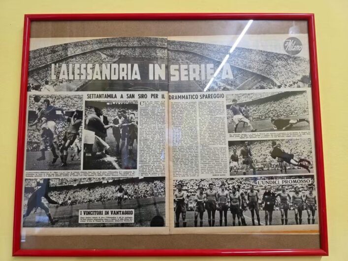 Alla Soms del quartiere Cristo la mostra storica Grigia con maglie e cimeli dell’Alessandria Calcio
