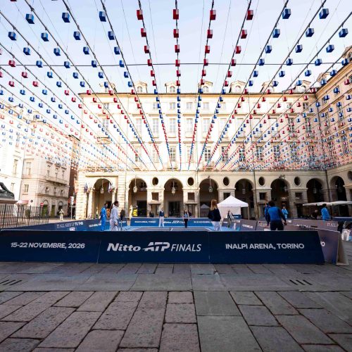 Torino aspetta le Atp Finals: tennis in piazza Palazzo di Città e un calendario di eventi dal 13 novembre