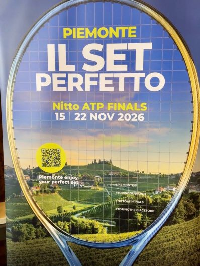 Torino aspetta le Atp Finals: tennis in piazza Palazzo di Città e un calendario di eventi dal 13 novembre