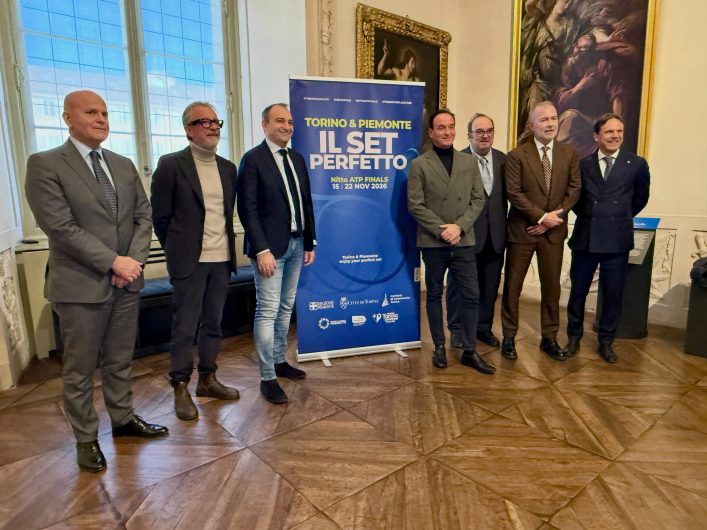 Torino aspetta le Atp Finals: tennis in piazza Palazzo di Città e un calendario di eventi dal 13 novembre