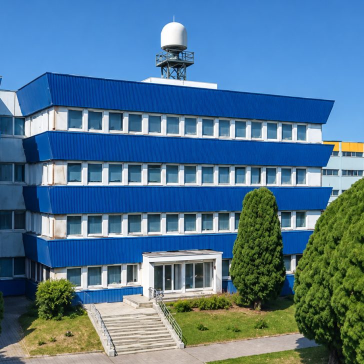 Un nuovo radar meteo di Arpa Lombardia sul tetto della facoltà di Ingegneria dell’Università di Pavia