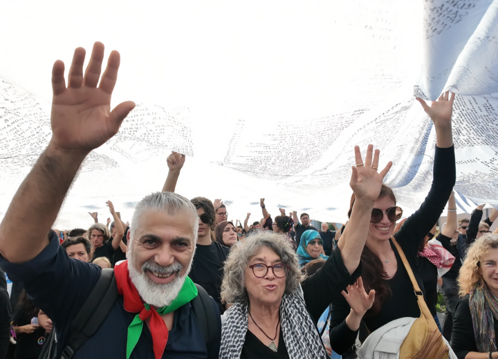 Sudario di Gaza, Alessandria non perde la tenerezza: “Siamo tutti chiamati alla pace, tutti”