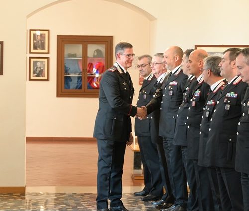 Il nuovo comandante della Legione Carabinieri Lombardia in visita al Comando Provinciale di Pavia
